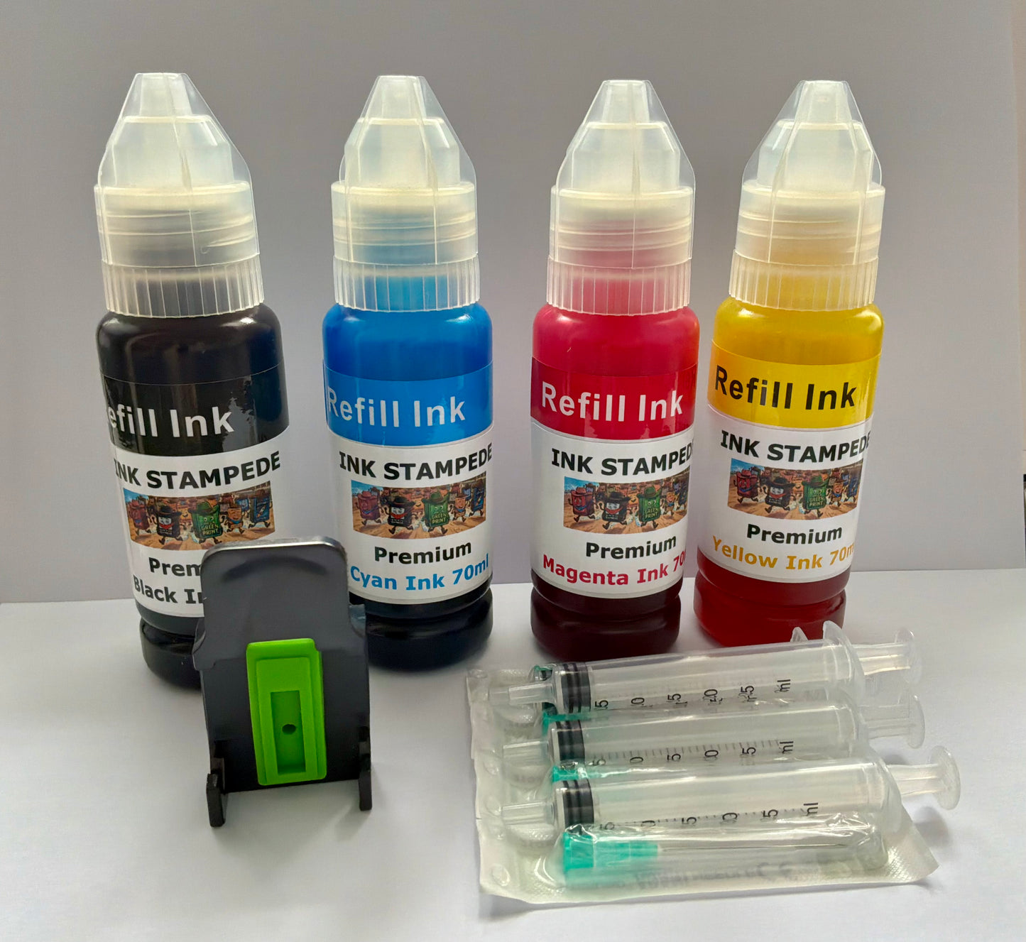 CANON INK REFILL KIT FOR REFILLING BLACK 545 & COLOUR 546 + XL INK CARTRIDGES