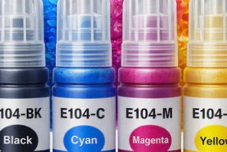 REFILLS - EPSON ECO TANK 104 INK REFILLS