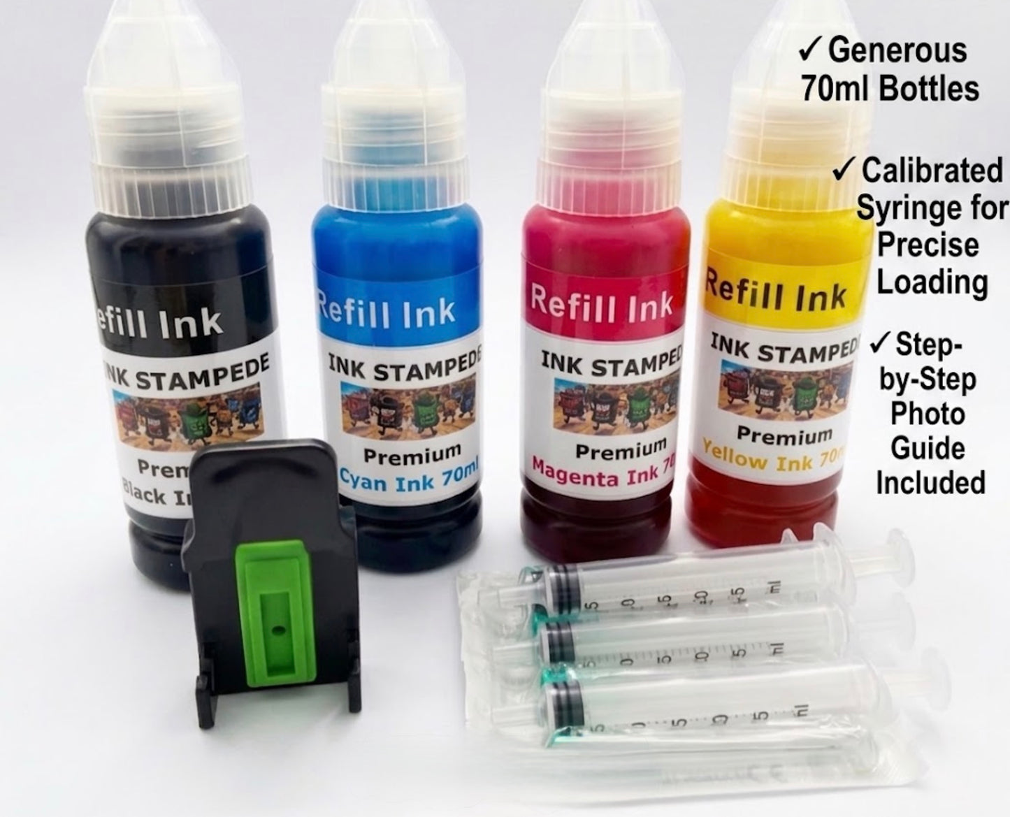 Canon 575 576 575XL 576XL Ink Refill Kit Black Colour Premium Ink