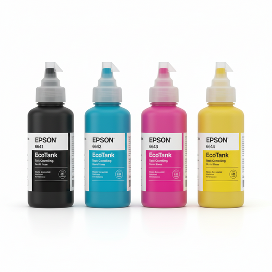 EPSON ECO TANK 6641-6644 SET OF 4 BOTTLES